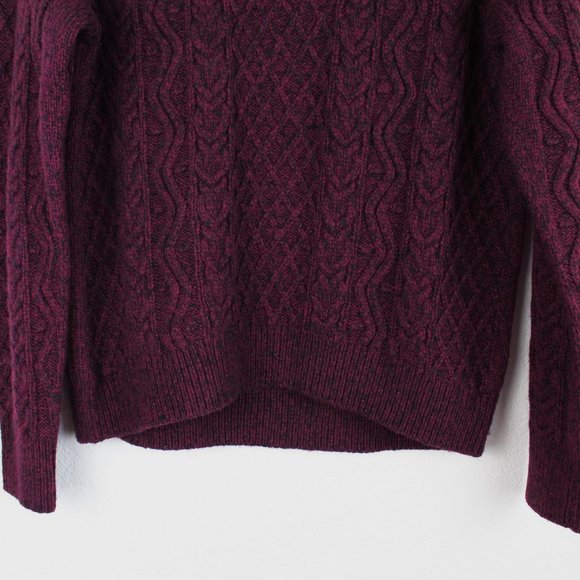 Vince Merino Cable Knit Turtleneck Sweater - Picture 12 of 13